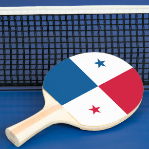 Panama flag ping pong paddle