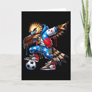 Panama Harpy Eagle Dabbing Soccer Urbyn Streetwear Card