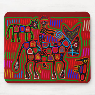 Panama Mola - Save a Horse Ride a Cowboy Mouse Pad