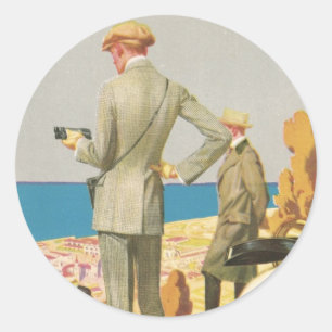 Panama Pacific Exposition Classic Round Sticker