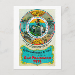 Panama Pacific International Expo 2 Postcard