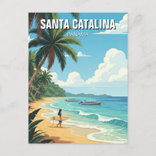 Panama Santa Catalina Travel Postcard