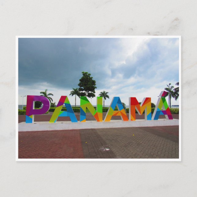 panama sign postcard (Front)