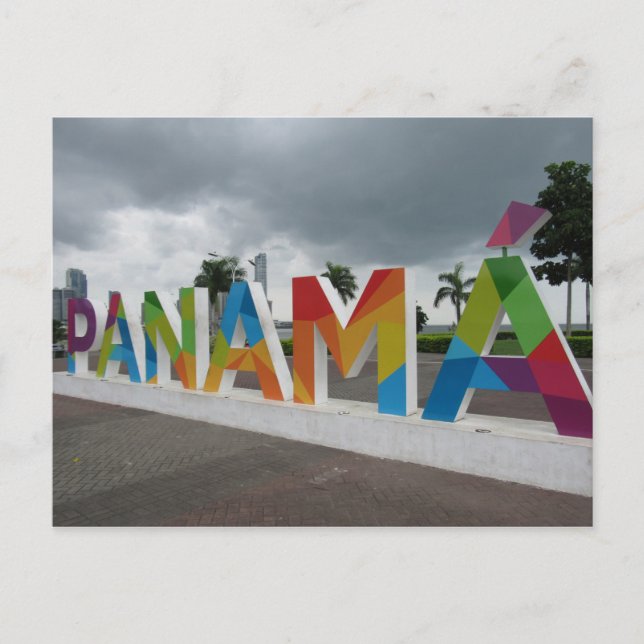 panama signage postcard (Front)