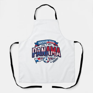 Panama Soccer 2026 Soccer Bold Country Typography  Apron