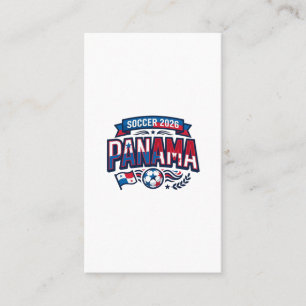 Panama Soccer 2026 Soccer Bold Country Typography  Business Card