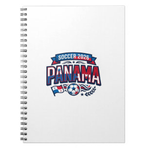 Panama Soccer 2026 Soccer Bold Country Typography Notebook