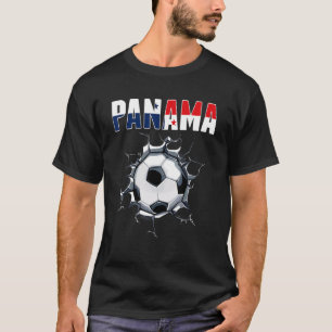 Panama Soccer Fans - Panamanian Football In Cracke T-Shirt