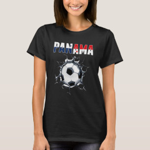 Panama Soccer Fans - Panamanian Football In Cracke T-Shirt