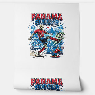 Panama Soccer Skeleton Striker Nations Poster Styl Wallpaper