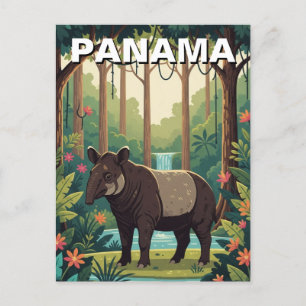 Panama Tapir in Coiba National Park Travel  Postcard