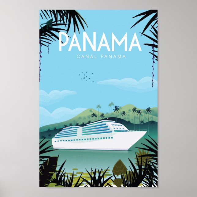 Panama travel poster, poster (Front)