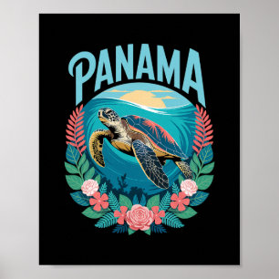 Panama Turtle Panamanian Panamanian Pride Country Poster