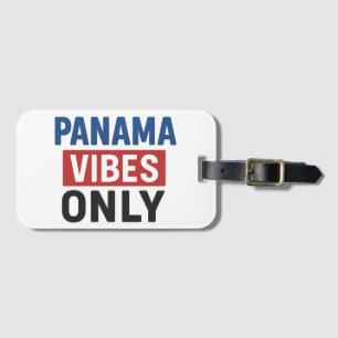 Panama Vibes Only – Chill Island Energy Luggage Tag