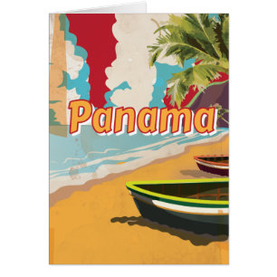 Panama Vintage Travel Poster