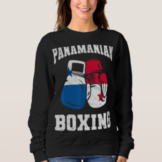 Panamanian Boxing Gloves Panama Pride  Mens Womens Sweatshirt