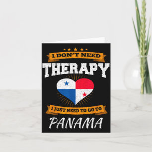 Panamanian Flag I Panama Flag I Vacation Panama  Card