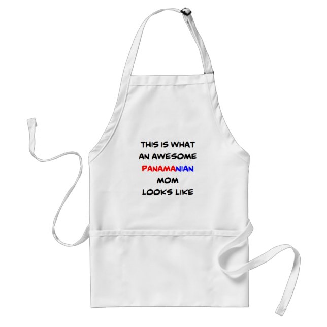 panamanian mom, awesome standard apron (Front)