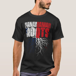 Panamanian Roots Panama Heritage Flag T-Shirt