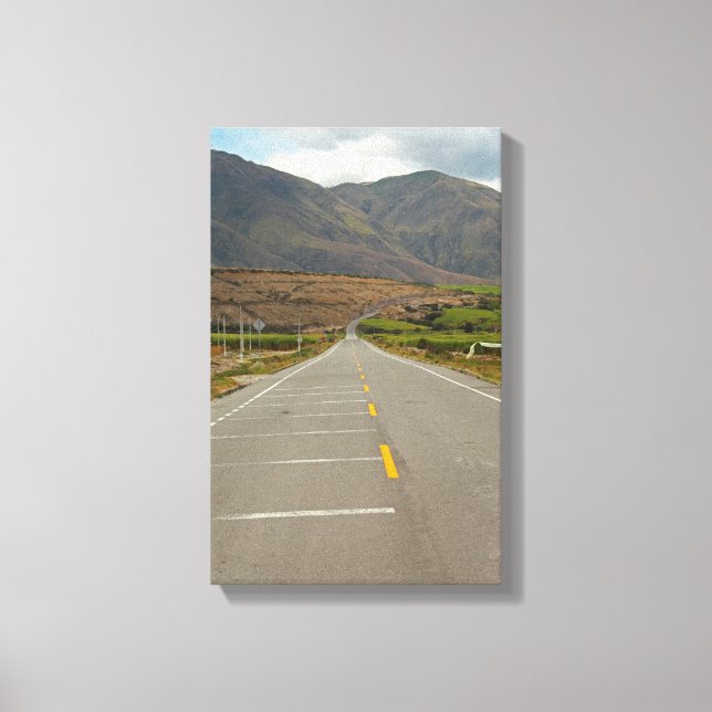 Panamerican Highway, Ecuador Canvas Print (Front)