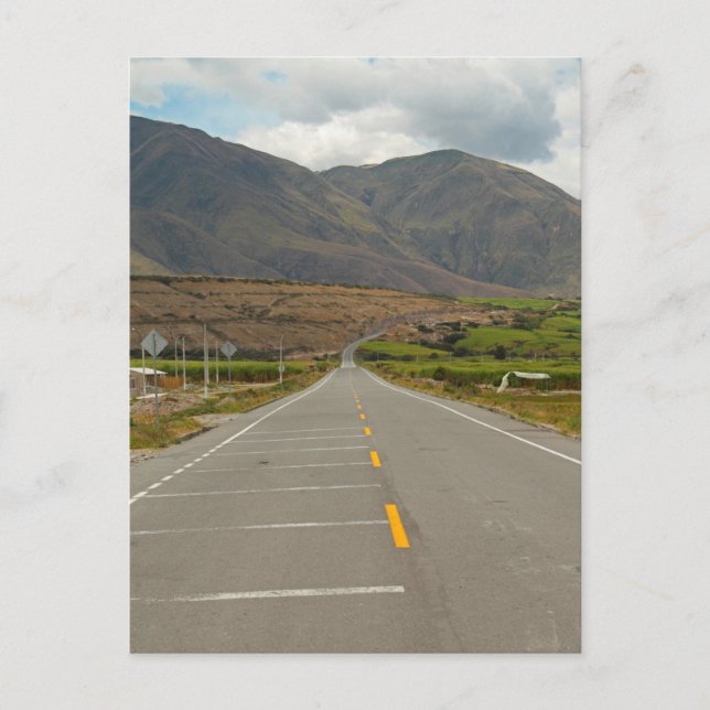 Panamerican Highway, Ecuador Postcard (Front)