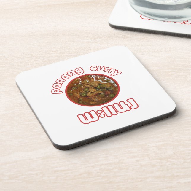 Panang Thai Curry ... Thailand Street Food Coaster (Left Side)