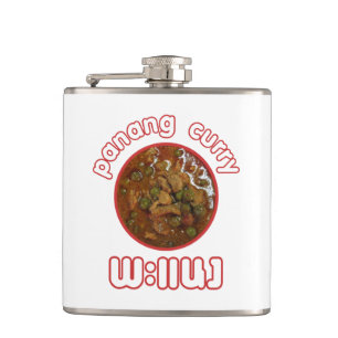 Panang Thai Curry ... Thailand Street Food Hip Flask
