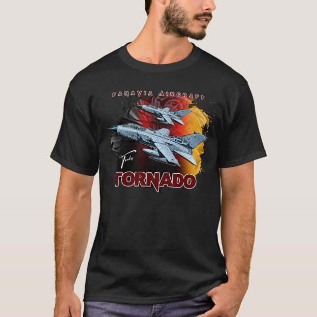 Panavia Tornado European Fighterjet Military plane T-Shirt (Front)
