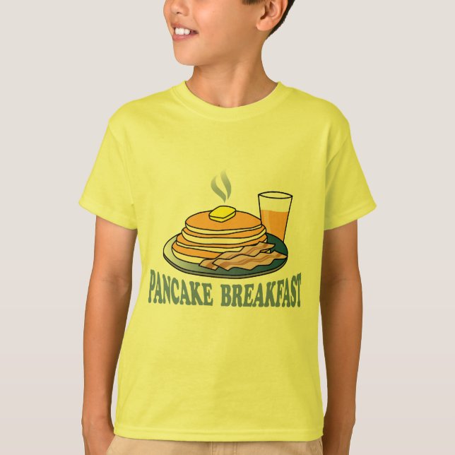 Pancake Bacon Juice Fundraiser T-Shirt (Front)
