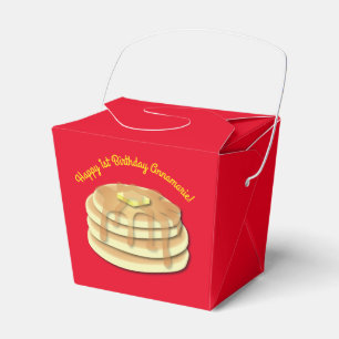 Pancake Birthday Party Favour Box