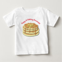 Pancake Birthday Party Flapjack Cute Kids
