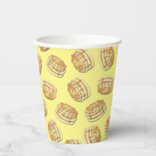 Pancake Birthday Party Flapjack Cute Kids Paper Cu Cups