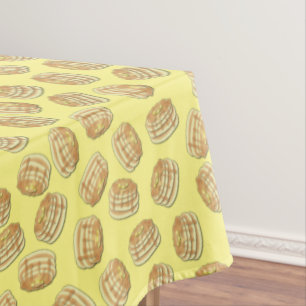 Pancake Birthday Party Flapjack Cute Kids Tablecloth