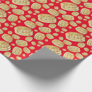 Pancake Birthday Party Wrapping Paper