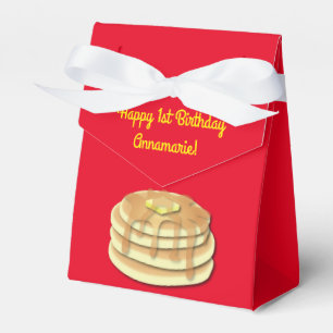 Pancake Breakfast Brunch Birthday Party Kids Favour Box