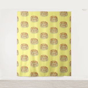 Pancake Breakfast Party Kids Photo Booth Backdrop Tapestry