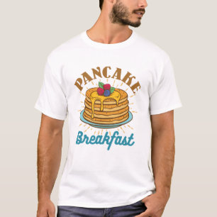 Pancake Breakfast Vintage Pancakes Lover T-Shirt