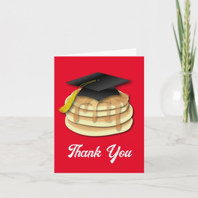 Pancake Brunch Graduation Party Invitation (Front)