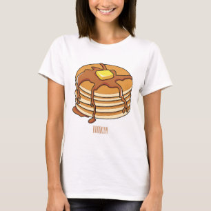 Pancake cartoon illustration  T-Shirt