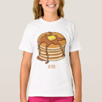 Pancake cartoon illustration 