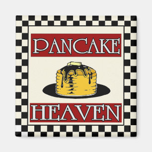 Pancake Heaven Sign Vintage Magnet