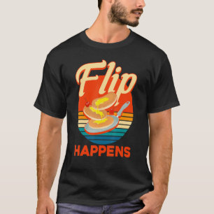 Pancake Lover Kids Flip Happens T-Shirt