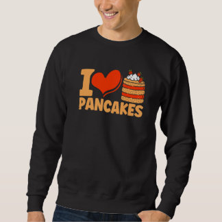 Pancake Lover Kids I Love Pancakes Premium Sweatshirt