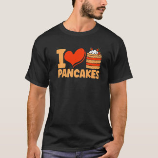 Pancake Lover Kids I Love Pancakes Premium T-Shirt