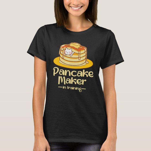 Pancake Maker   Dad Pancake   Flapjack Breakfast T-Shirt (Front)