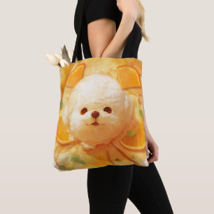 Pancake Party: Smile Dog Ice Cream Tote Bag