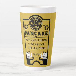 Pancake Seller Promotional Latte Mug
