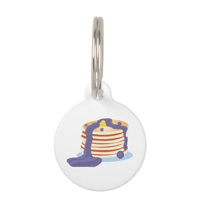 Pancake Stack Pet Tag (Front)