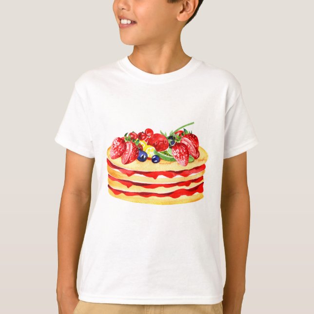 Pancake Strawberry T-Shirt (Front)