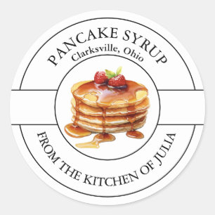 Pancake Syrup Label